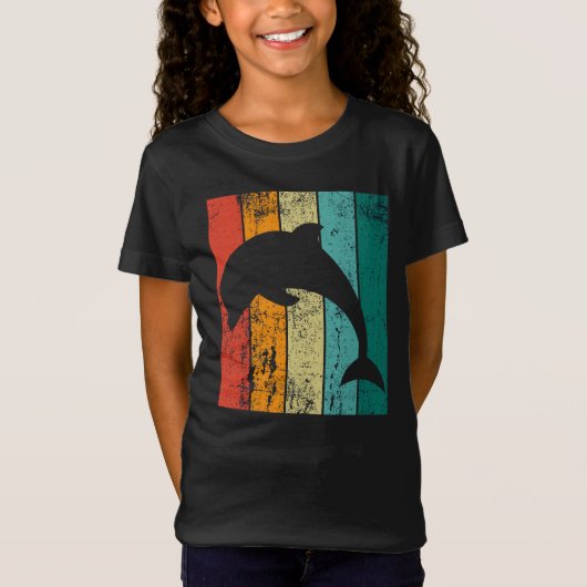 レトロイルカ Tシャツ (正面)