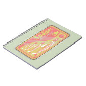 レトロイワシのポスター ノートブック (左側)