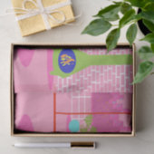 レトロインザピンクティッシュペーパー 薄葉紙 (ギフト)