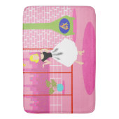 レトロインザピンクバスマット バスマット (正面縦)