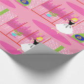 レトロインザピンクラッピング紙 ラッピングペーパー (角)