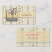 レトロインスタントカメラ写真撮影者 名刺 (正面/裏面)