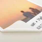 レトロインスタント写真カスタム名モダン シェルパブランケット (3/4)