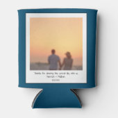 レトロインスタント写真カスタム名モダン 缶クーラー (正面)