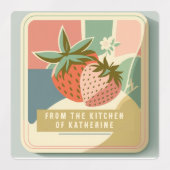 レトロインスパイアの「キッチンから」ラベル#2 ラベル (デザイン1)