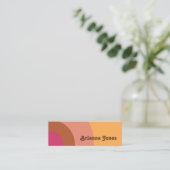 レトロインスパイア名刺 スキニー名刺 (スタンド正面)