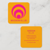 レトロインスパイア名刺 スクエア名刺 (正面/裏面)