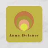 レトロインスパイア名刺 スクエア名刺 (正面)