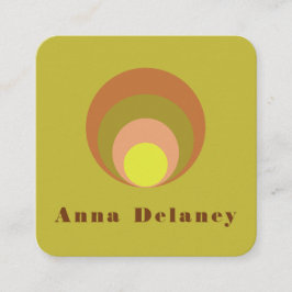 レトロインスパイア名刺 スクエア名刺