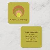 レトロインスパイア名刺 スクエア名刺 (正面/裏面)