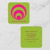 レトロインスパイア名刺 スクエア名刺 (正面/裏面)