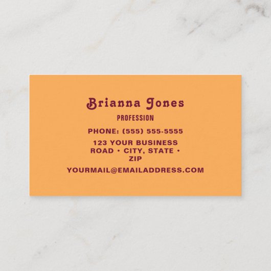 レトロインスパイア名刺 名刺 (裏面)