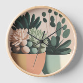 レトロインスパイア吸肉壁時計 壁時計 (正面)