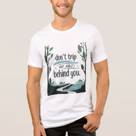 レトロインスパイア「後ろに何を乗り越えてはいけない」 トライブレンドＴシャツ