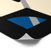 レトロインダストリアルデコ幾何学芸術 ポスター (角)