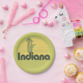 レトロインディアナ ペーパープレート (パーティー)