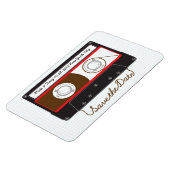 レトロインディミキ結婚ステープの赤、黒、白 マグネット (左側)