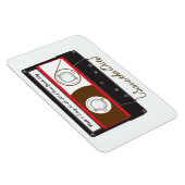 レトロインディミキ結婚ステープの赤、黒、白 マグネット (右側)