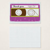 レトロインディ結婚ミキステープ(紫/ライム) (正面&裏面)