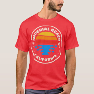 レトロインペリアルビーチカリフォルニアヴィンテージビーチサーフ Tシャツ