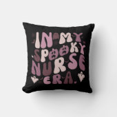 レトロインマイ不気味ナースエラ引用文ハロウィン クッション (正面)