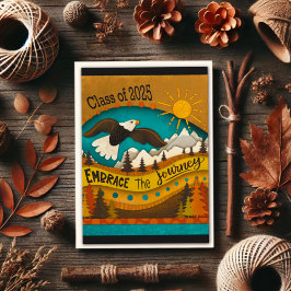 レトロイーグルソーリング卒業感動的引用文 カード