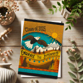 レトロイーグルソーリング卒業感動的引用文 カード