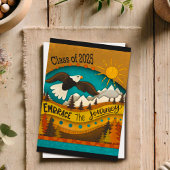 レトロイーグルソーリング卒業感動的引用文 カード