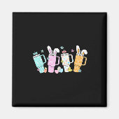 レトロイースターデイスタンリータンブラーインスパイアガールズキ マグネット (正面)