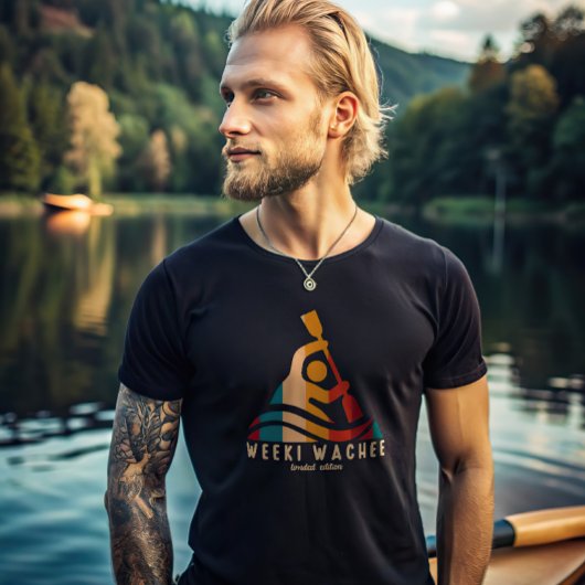 レトロウィキワヒカヤック Tシャツ