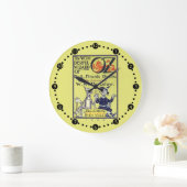 レトロウィザードのOzヴィンテージウォールクロック ラージ壁時計 (ホーム)