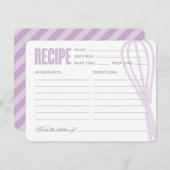 レトロウィスクインパープル |レシピカード (正面/裏面)