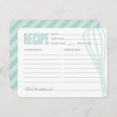 レトロウィスクインブルー |レシピカード (正面/裏面)