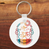 レトロウィスコンシンバイクトレイル キーホルダー (裏面)