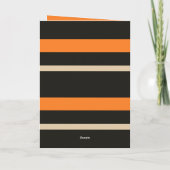 レトロウィッチイラストレーション不気味キュートハロウィーン カード (裏面)