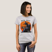 レトロウィッチクラフトハロウィーン Tシャツ (正面フル)