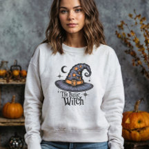 レトロウィッチタイポグラフィハロウィーンウーメンズコスチューム