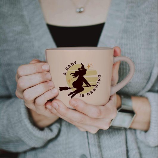 レトロウィッチベビーは赤ちゃんシャワーギフトを醸造している コーヒーマグカップ