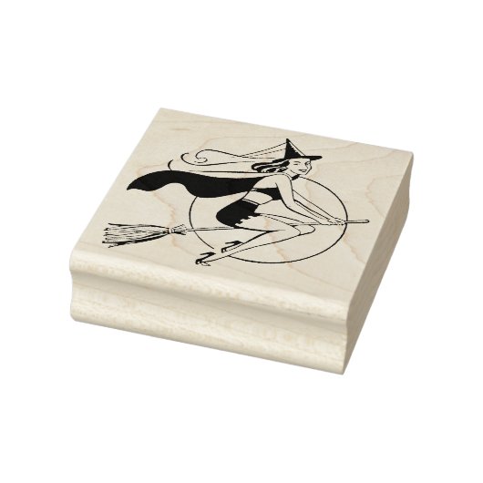 レトロウィッチラバーアートスタンプ ラバースタンプ (スタンプ)