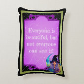 レトロウィッチ美しいハロウィーン アクセントクッション (裏面(縦))