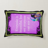 レトロウィッチ美しいハロウィーン アクセントクッション (裏面)