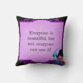 レトロウィッチ美しいハロウィーン クッション (裏面)