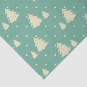 レトロウィンターツリーズオンターコイズ 薄葉紙 (詳細)