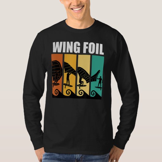 レトロウイングサーフウイングフォイル1 Tシャツ (正面)
