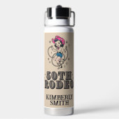 レトロウェスタン50thロデオ誕生日 ウォーターボトル (背面)