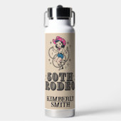 レトロウェスタン50thロデオ誕生日 ウォーターボトル (正面)