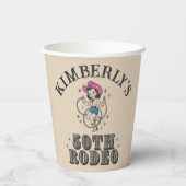 レトロウェスタン50thロデオ誕生日 紙コップ (裏面)