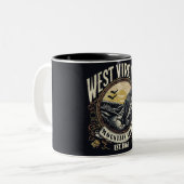 レトロウェストバージニア ツートーンマグカップ (正面左)
