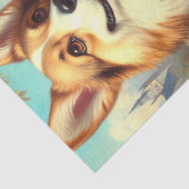 レトロウェルシュコーギーカーディガン絵を描ズ 薄葉紙 (詳細)