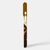 レトロウェルシュスプリングガースパニエル犬ブラウンホワイトアート Case-Mate iPhoneケース (裏面 / 左)